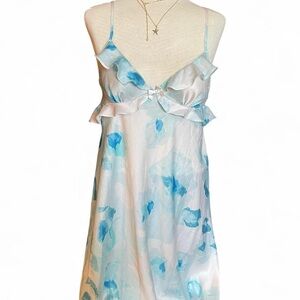 Kate Spade Blue and White Silk Dress